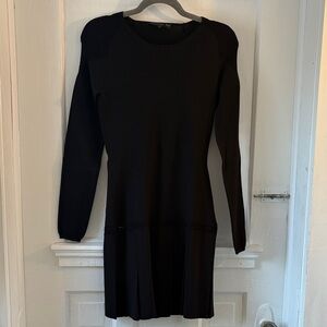 Barbara Bui Knit Black Long Sleeve Dress
